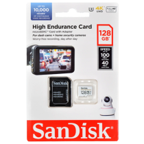 SanDisk 128GB micro SDXC High Endurance 100MB / S Cl.10 UHS-1 4K card