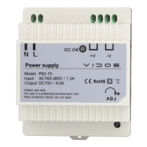DIN P60 / 15 Vidos power supply