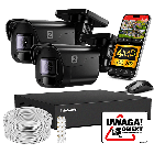 IP PoE Surveillance Kit 4MP 2 Cameras B4 Dark