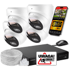 8MP D8 Dual Light 4-Camera PoE IP Surveillance Kit