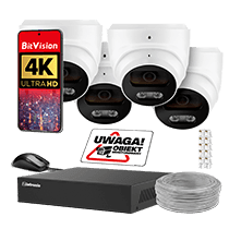 Luxtorn IP POE Surveillance Kit 4K Ultra HD 8MPx 3840x2160