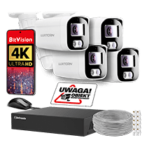 IP POE Surveillance Kit 4K Ultra HD 8MPx 3840x2160 Luxtorn